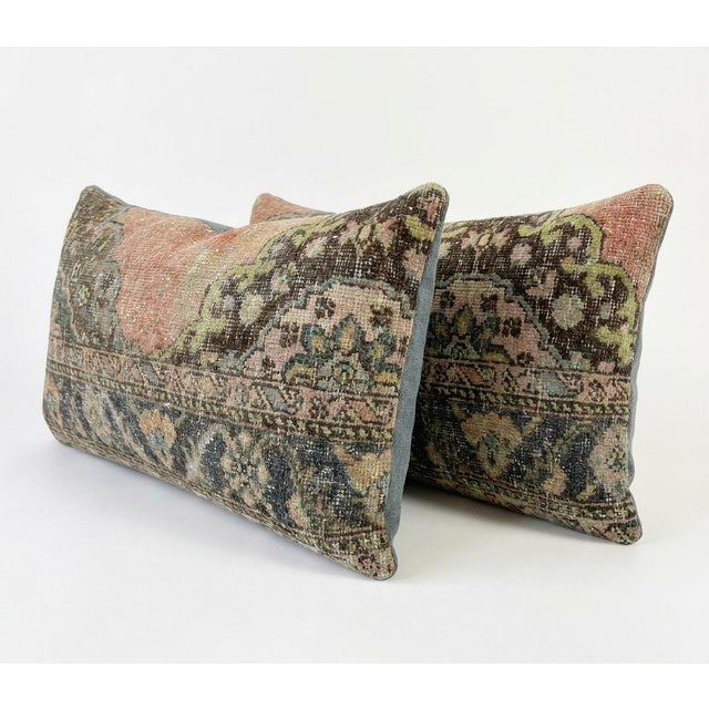 This beautiful 15'' x 47'' pillow cover set was made from authentic Turkish rug pieces. Bright colors of wool adorn the...
