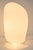 Glass 1970s Vistosi Large Balloon Form White Glass Table Lamp For Sale - Image 7 of 9