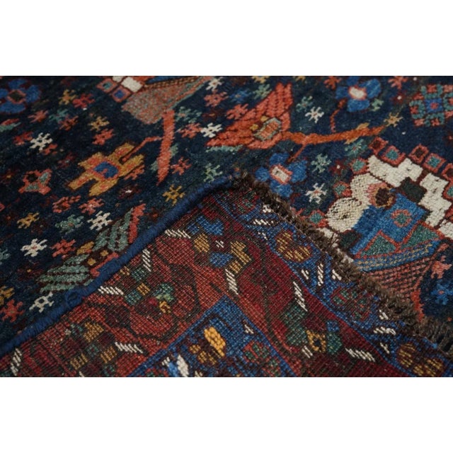 Traditional Antique Bidjar Rug 4'3'' x 5'6'' For Sale - Image 3 of 12