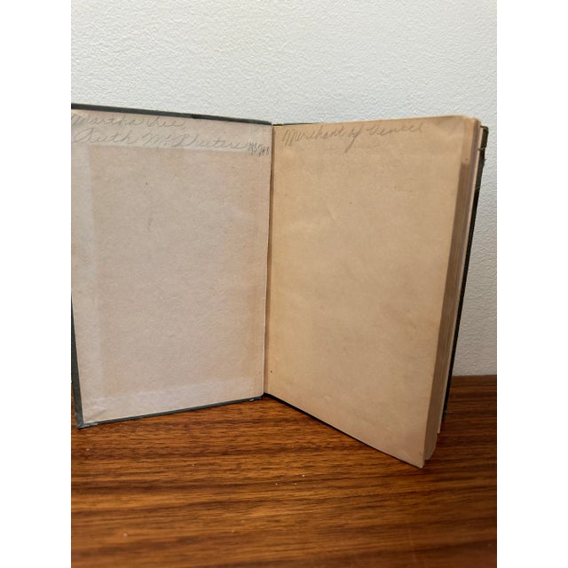 Antique 1893 Hardcover Book the Comedy of the Merchant of Venice by William Shakespeare Eclectic English Classics Published by American Book Company For Sale - Image 9 of 11