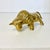 Metal Mid-Century Hollywood Regency Rustic Spanish Heavy Solid Brass Bull Figurine For Sale - Image 7 of 12