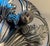 Vintage Silver Metal and Crystal Epergne For Sale - Image 11 of 12