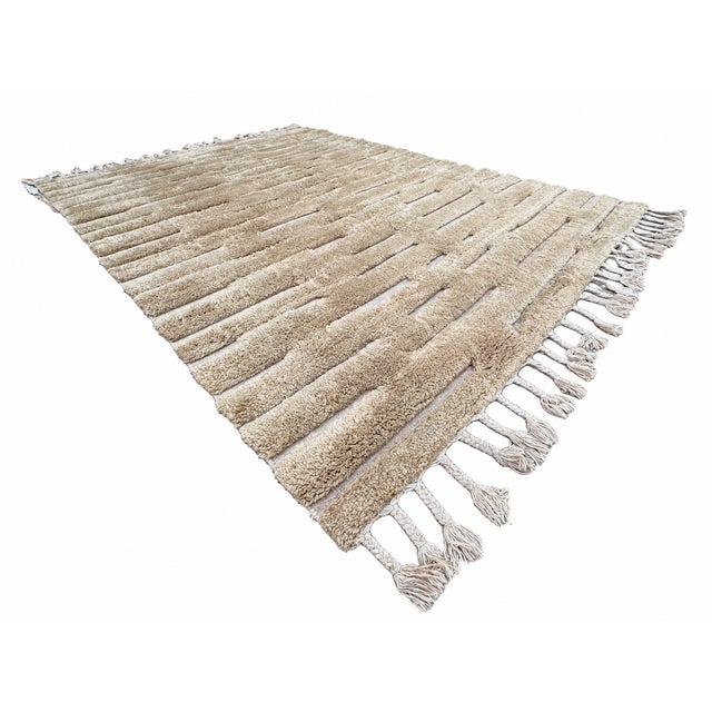 Rh Morro Wool Rug – 9' X 12' Wheat | Hand-Knotted New Zealand Wool For Sale - Image 16 of 18