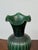 Antique Replica Green Ribbed Pottery Vase For Sale - Image 9 of 12