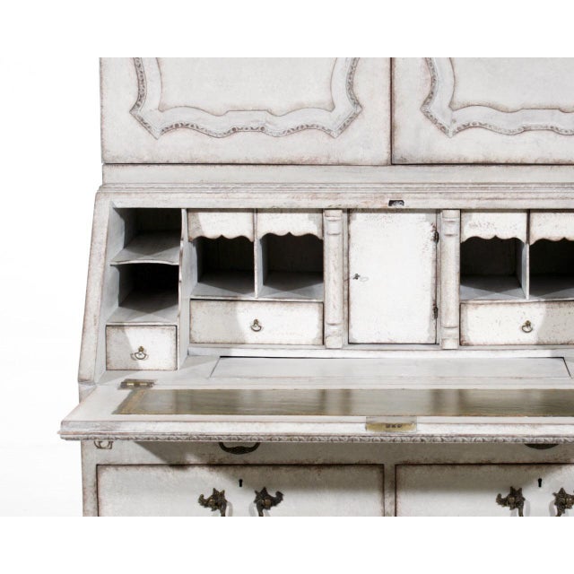 Scandinavian 2-Part Secretary, 1770s For Sale - Image 4 of 18