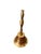 Farmhouse Vintage Solid Brass Hand Bell | Traditional Schoolhouse Dinner Bell | English Manor, Colonial & Farmhouse Decor For Sale - Image 3 of 7