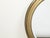Mid-Century Modern Midcentury Brass Circular Mirror with Stepped Frame and Beveled Edge For Sale - Image 3 of 7