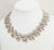 Vintage Signed Monet Rhodium Plated Collar Necklace For Sale In Philadelphia - Image 6 of 8