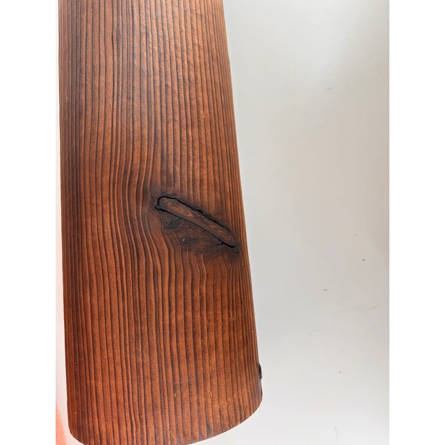 Large Mid-Century Pine Tree Trunk and Glass Sphere Wall Sconces, 1970s, Set of 2 For Sale - Image 16 of 18