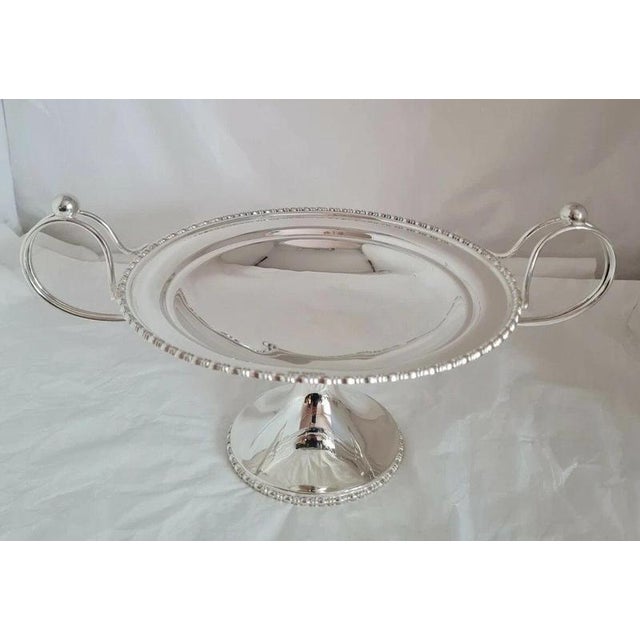 Early 20th Century Antique Sterling Silver Compotier Tazza from Lee & Wigfull, 1911 For Sale - Image 5 of 13