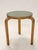 Stool 60 in Green Linoleum by Alvar Aalto for Artek, 1950s For Sale - Image 13 of 13