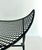 Black 1950s Mid Century Modern Clamshell Concave Wire Stools For Sale - Image 8 of 17