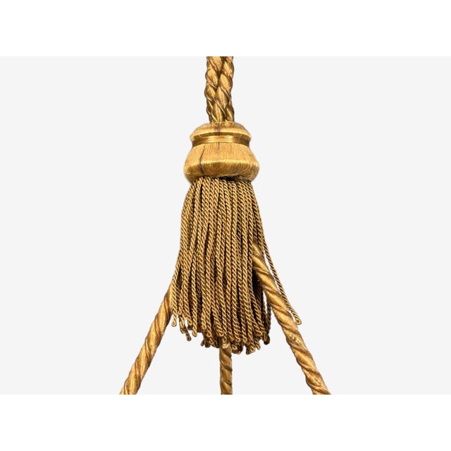 Swedish Art Deco, Pendant Light, Rope, Alabaster, Sweden, 1930s For Sale - Image 10 of 12