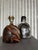 Gold Handmade Ceramic Table Lamps, 1970s, Set of 2 For Sale - Image 8 of 8