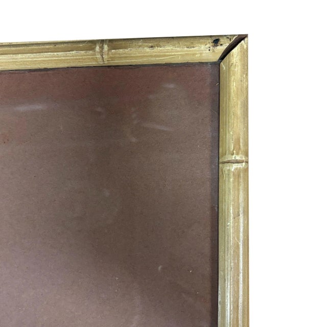 1970s Cereus Flower Fabric Art Painting Framed, Unisgned For Sale In Los Angeles - Image 6 of 6