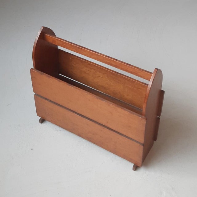 Art Deco Magazine Holder, 1930s For Sale - Image 3 of 8