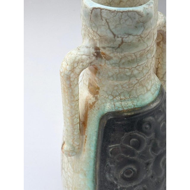 1930s Art Deco Ceramic Urn Vase, Czech, 1930s For Sale - Image 5 of 10