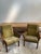 Mid 20th Century Pair of High Back Danish Modern Oak & Moss Green Mohair Lounge Chairs Attributed to Durup For Sale - Image 11 of 18