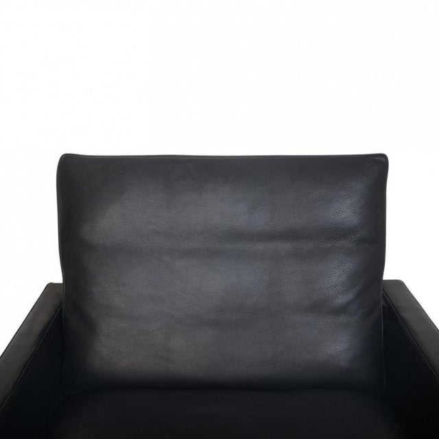 Vintage PK31 Chair in Black Aura Leather by Poul Kjærholm, 1980s For Sale - Image 3 of 18
