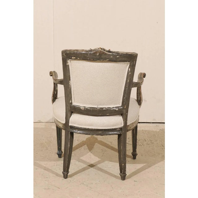 Mid 19th Century Vintage Italian Armchair For Sale - Image 4 of 10