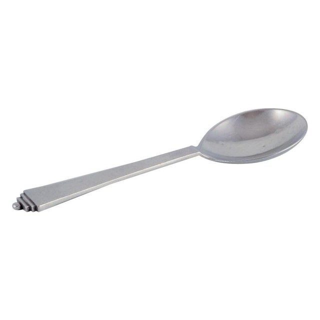 1940s Serving Spoon in Sterling Silver from Georg Jensen, 1940s For Sale - Image 5 of 5