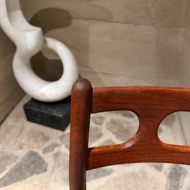 Wood Vintage Model 138 Dining Chairs Teak Johannes Andersen Uldum Møbelfabrik For Sale - Image 7 of 12