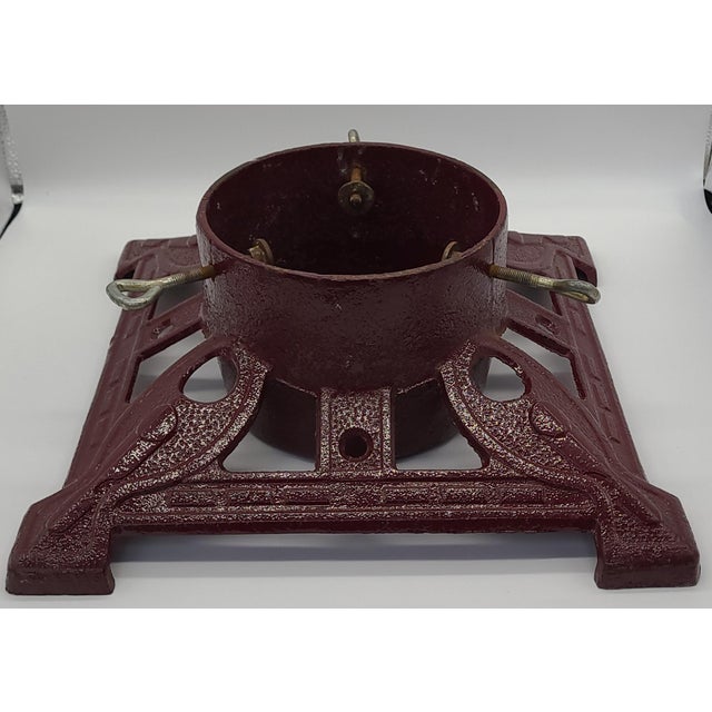 Arts and Crafts Style Cast Iron Christmas Tree Stand Chairish