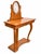 Cherrywood Console Dressing Table with Adjustable Oval Mirror, 1970s For Sale - Image 4 of 11