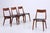 Mid-Century Danish Model 370 Boomerang Chairs in Teak by Alfred Christensen for Slagelse, 1960s, Set of 4 For Sale - Image 18 of 18