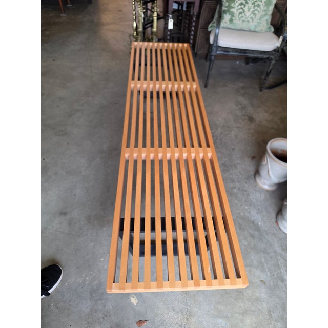 George Nelson for Herman Miller Slat Bench For Sale - Image 15 of 16