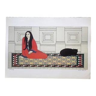 Vintage 20th Century Will Barnet Lithograph "Soliloquy" For Sale
