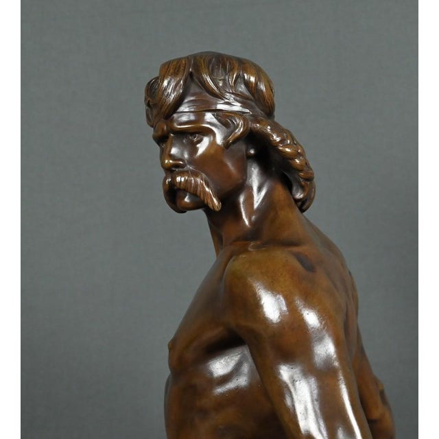 Boisseau, The Defense of the Hearth, Late 19th Century, Bronze For Sale - Image 16 of 18