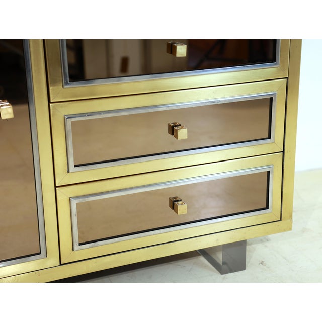 Sideboard by Michel Pigneres for LAngolo Metallarte Roma, France, 1970s For Sale - Image 10 of 12