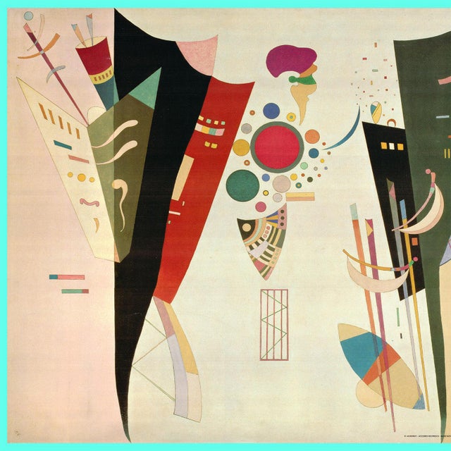 Vintage fine art offset lithography large print / poster with bright colors on thick high-quality museum paper (250gr)...