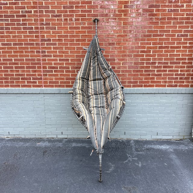 Gray “Satala" Cushioned Hammock by Aqua Creations For Sale - Image 8 of 11
