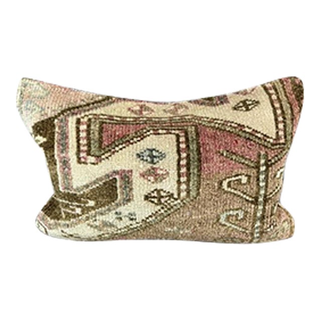 16 x 24 Rug Pillow Sapphire Serenade Turkish Pillow Cushion Cover For Sale
