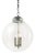 Regina Andrew Globe Pendant in Polished Nickel For Sale