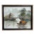 Mid-20th Century Asian Impressionist Junk Boat Oil-on-Canvas -- Framed For Sale