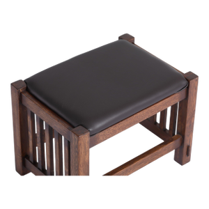 Mission Oak Foot Stool - Spindles Micheals Cherry