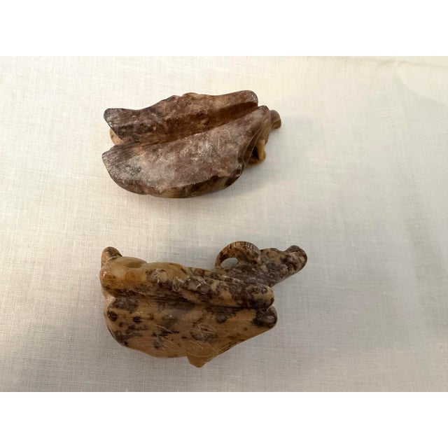 Chinese Soapstone Water Buffalos For Sale - Image 4 of 7