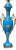 Manufacture de Sevres Antique Sevres Blue Scenic Porcelain Urn Now Table Lamp For Sale - Image 4 of 4