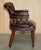 Oxblood Leather Chesterfield Captain's Chairs with Floor Lock Rings, Set of 2 For Sale - Image 12 of 18