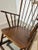 Vintage Windsor Rocking Chair in Dark Oak For Sale - Image 3 of 5