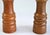 Brown 1970s Brown Turned Exotic Wood Brass Salt & Pepper Mill Shakers Japan- a Pair For Sale - Image 8 of 12