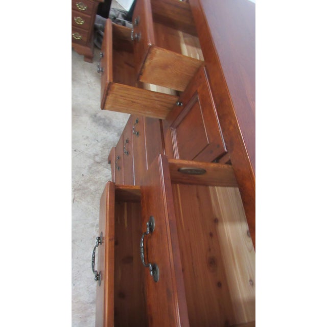 Brown Lexington Plantation Chest of Drawers Dresser Designer For Sale - Image 8 of 11