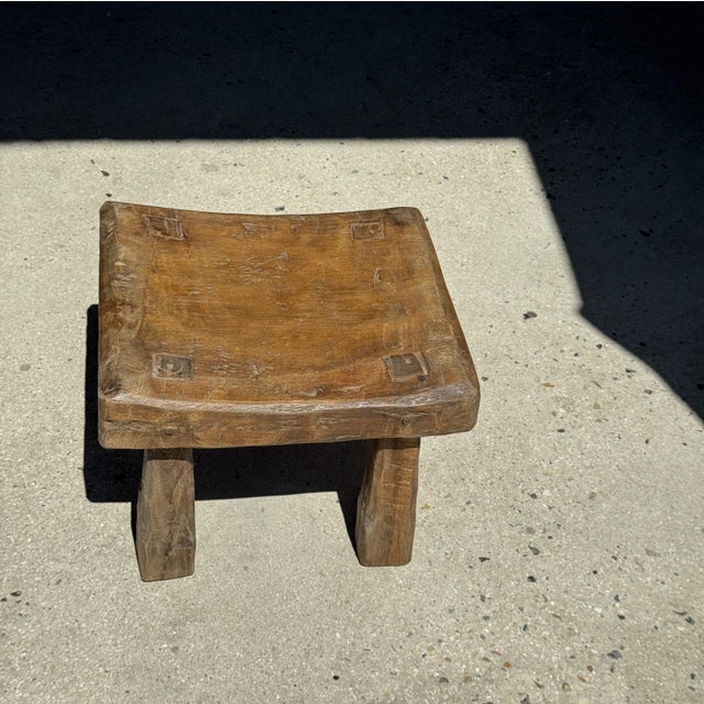 Small Stool in Teak For Sale - Image 12 of 18