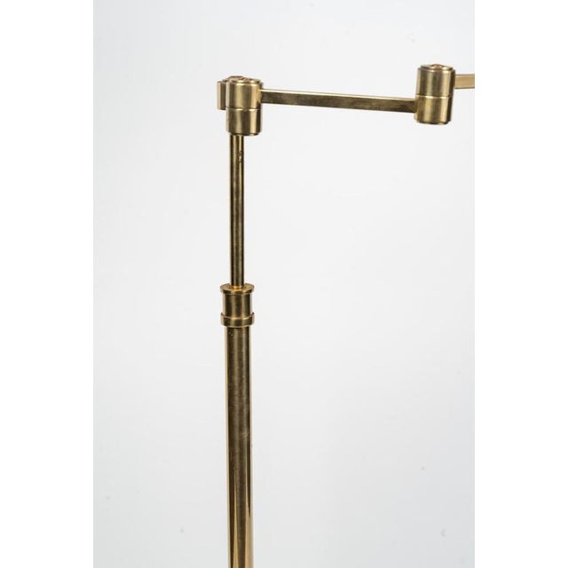 Reading Floor Light in Gilded Brass, 1990s For Sale - Image 4 of 8