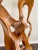 Wood Extra Large Freestanding Teak Root Art Sculpture by Made Goods Marcianus With Custom Matte Metal Base For Sale - Image 7 of 13