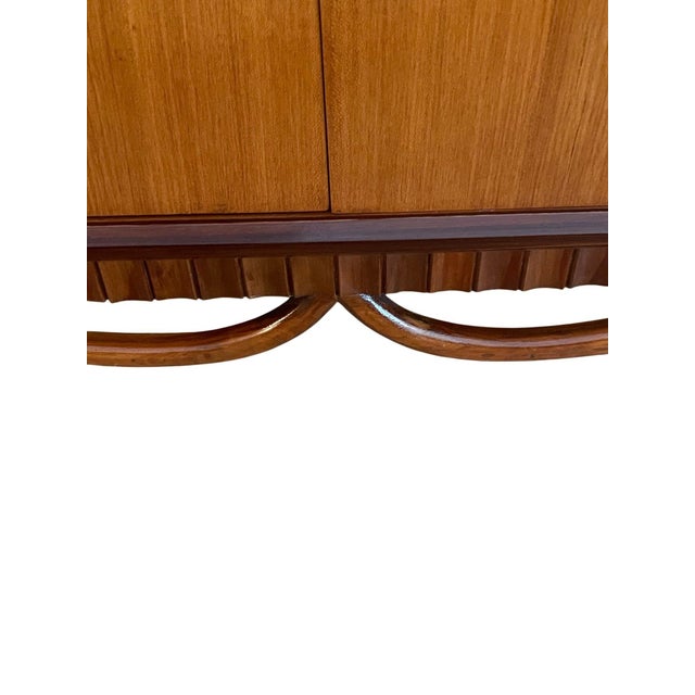 Italian Mid-Century Inlaid Six-Door Sideboard. 1960's. For Sale - Image 13 of 16