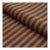 Schumacher Benson Stripe Epingle Fabric In Chestnut Rose For Sale